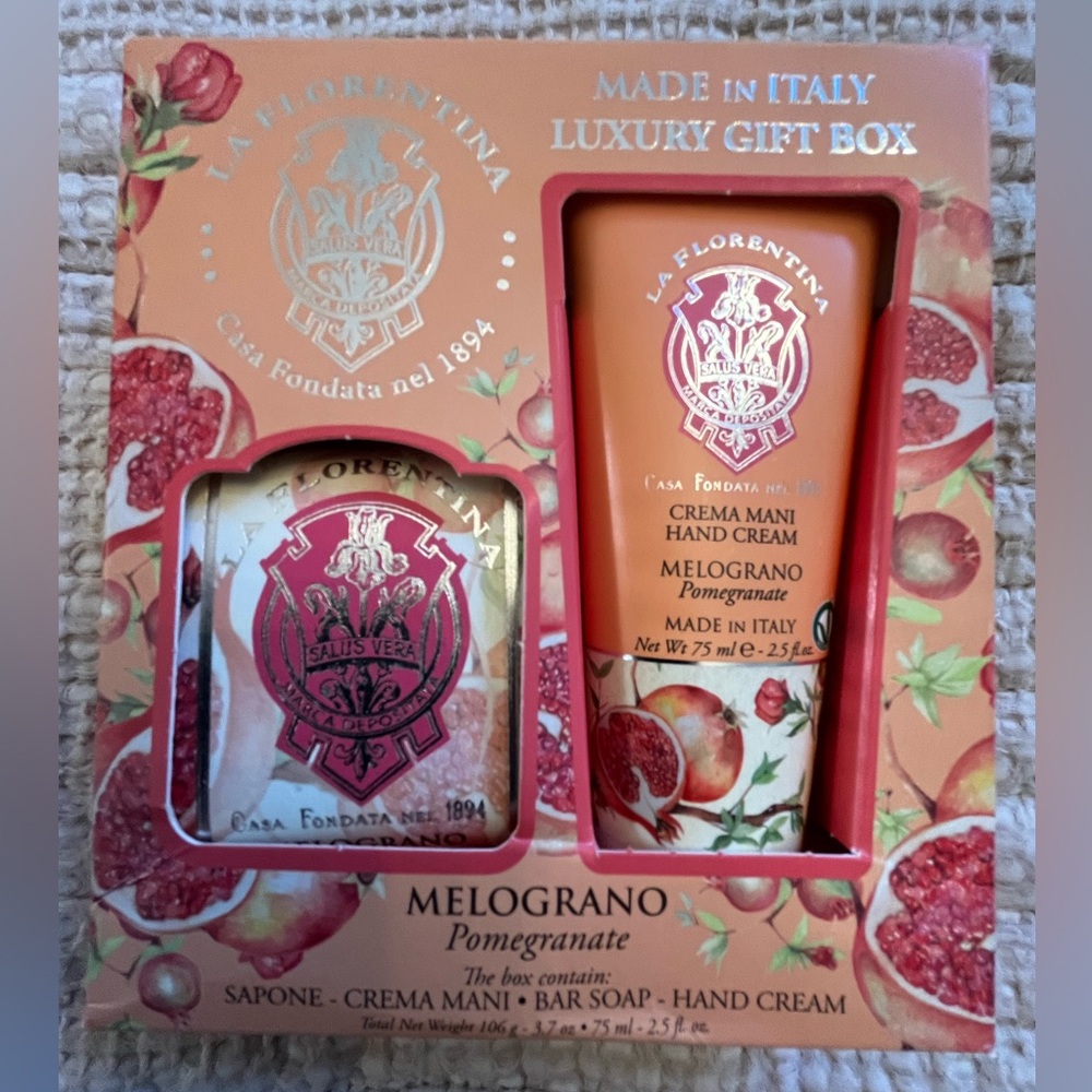 🧡La Fiorentina Pomegranate Hand Care Set